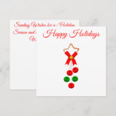 ホリデーシーズンカード シーズンカード (正面/裏面)