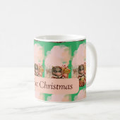 ホリデーシーズングリーンドリンク コーヒーマグカップ (正面右)