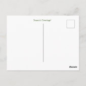 ホリデーシーズンズグリーティングホースin雪 ポストカード (裏面)