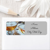 **ホリデーシーズンパーティー**差出人住所ラベル ラベル (インサイチュ)