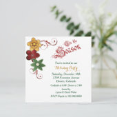 ホリデーシーズンフラワースワールクリスマスパーティー 招待状 (スタンド正面)