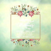 ホリデーシーズンボタニカルストア時間 ウィンドウサイン (シート3)