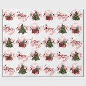 ホリデーシーズンラッピング紙 ラッピングペーパー (フラット)