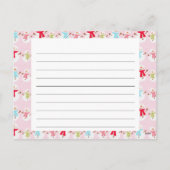 ホリデーシーズンレシピカード シーズンポストカード (裏面)