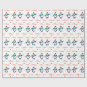 ホリデーシーズン到来！ 楽しい冬を！ 輝かしく元気に！ ラッピングペーパー (フラット)