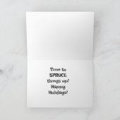 ホリデーシーズン到来！気分を新たに シーズンカード (内部)