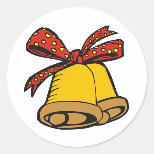 ホリデーシーズン封筒用シール ラウンドシール (正面)