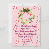 ホリデーシーズン男女兼用新到着 案内状 (裏面)