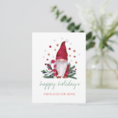 ホリデーシーズン移転のお知らせ,クリスマスの小人 案内ポストカード (スタンド正面)