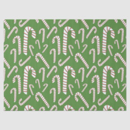 ホリデーシーズン芸術的キャンディーケーン – グリーン 薄葉紙