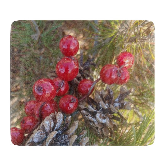 ホリデーシーズン装飾 カッティングボード (正面)