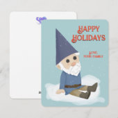 ホリデーシーズン ねずみもちのぬいぐるみ グリーティングカード シーズンカード (正面/裏面)