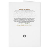 ホリデーシーズン：ビーコンヒル – ボストンMA (裏面)