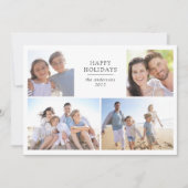 ホリデーシーズン | フォトコラージュ シーズンカード (正面)