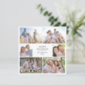 ホリデーシーズン | フォトコラージュ スクエア シーズンカード (スタンド正面)