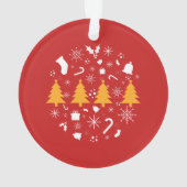 ホリデーシーズン、メリークリスマス オーナメント (裏面)