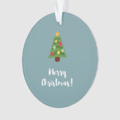 ホリデーシーズン、メリークリスマス、クリスマスツリー オーナメント (正面)