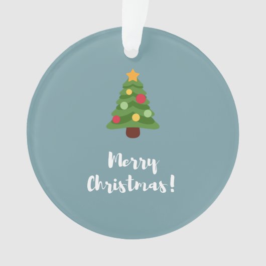 ホリデーシーズン、メリークリスマス、クリスマスツリー オーナメント (正面)