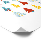 ホリデーシーズン、メリークリスマス、クリスマスツリー ポスター (角)