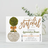 ホリデーシーズン 感謝の招待状 招待状 (スタンド正面)