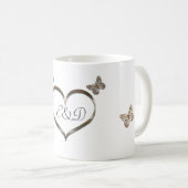 ホリデーシーパーソナライズされたズンビーベ コーヒーマグカップ (正面右)