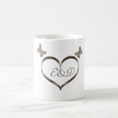 ホリデーシーパーソナライズされたズンビーベ コーヒーマグカップ (中央)