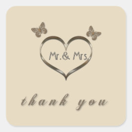 ホリデーシーパーソナライズされたズンビーベ スクエアシール