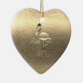 ホリデーシーパーソナライズされたズンビーベ セラミックオーナメント (右)