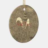 ホリデーシーパーソナライズされたズンビーベ セラミックオーナメント (右)