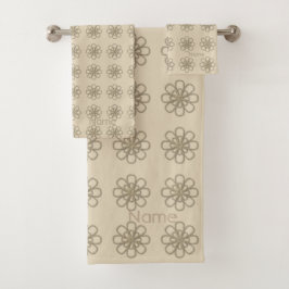 ホリデーシーパーソナライズされたズンビーベ バスタオルセット