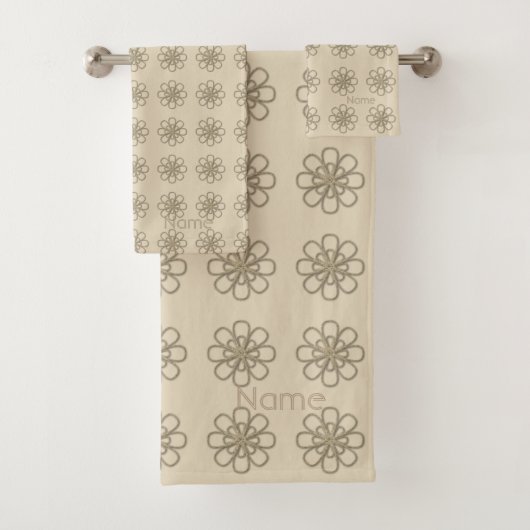 ホリデーシーパーソナライズされたズンビーベ バスタオルセット (インサイチュ)