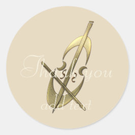 ホリデーシーパーソナライズされたズンビーベ ラウンドシール