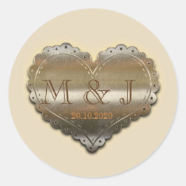 ホリデーシーパーソナライズされたズンビーベ ラウンドシール