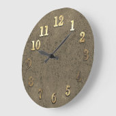 ホリデーシーパーソナライズされたズンビーベ ラージ壁時計 (傾斜)