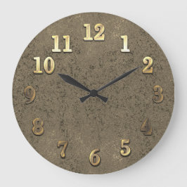 ホリデーシーパーソナライズされたズンビーベ ラージ壁時計