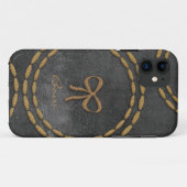 ホリデーシーパーソナライズされたズンビーベ Case-Mate iPhoneケース (裏面(横))