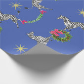 ホリデーシーブラズオンブルー ラッピングペーパー (角)