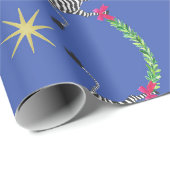 ホリデーシーブラズオンブルー ラッピングペーパー (ロールコーナー)