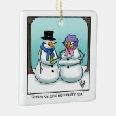 ホリデーシー笑わされるズンオーナメント セラミックオーナメント (右)