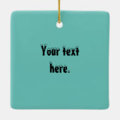 ホリデーシー笑わされるズンオーナメント セラミックオーナメント (裏面)