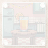 ホリデージュースピクセルアートコースター ガラスコースター (裏面)