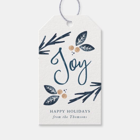 ホリデージョイギフトラベル ギフトタグ (正面)