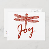 ホリデージョイドラゴンフライ シーズンポストカード (正面/裏面)