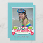 ホリデージョイフォトカード シーズンカード (正面/裏面)