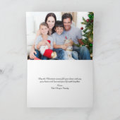 ホリデージョイフォルダーフォトカード シーズンカード (内部)