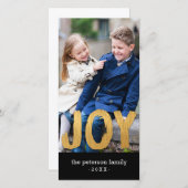ホリデージョイホリデーフォトカード シーズンカード (正面/裏面)