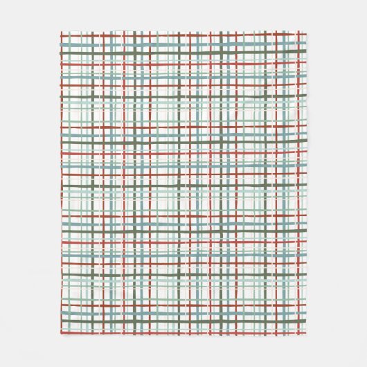 ホリデージンガム – 平和 フリースブランケット (正面)