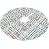 ホリデージンガム – 平和 ブラッシュドポリエステルツリースカート (アングル)