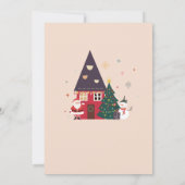 ホリデージングルとミングルキュートクリスマスパーティー 招待状 (裏面)