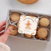 ホリデージンジャーパンベーカリークリスマスプロモーション スクエアシール